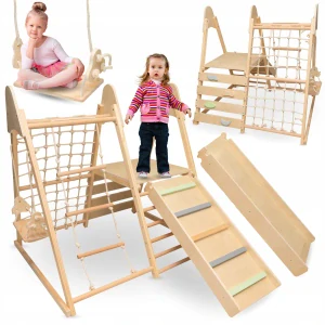 Montessori dřevěné hřiště 5v1