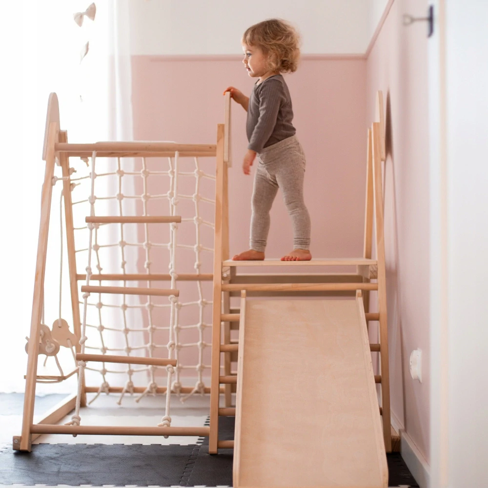 Montessori dřevěné hřiště 5v1