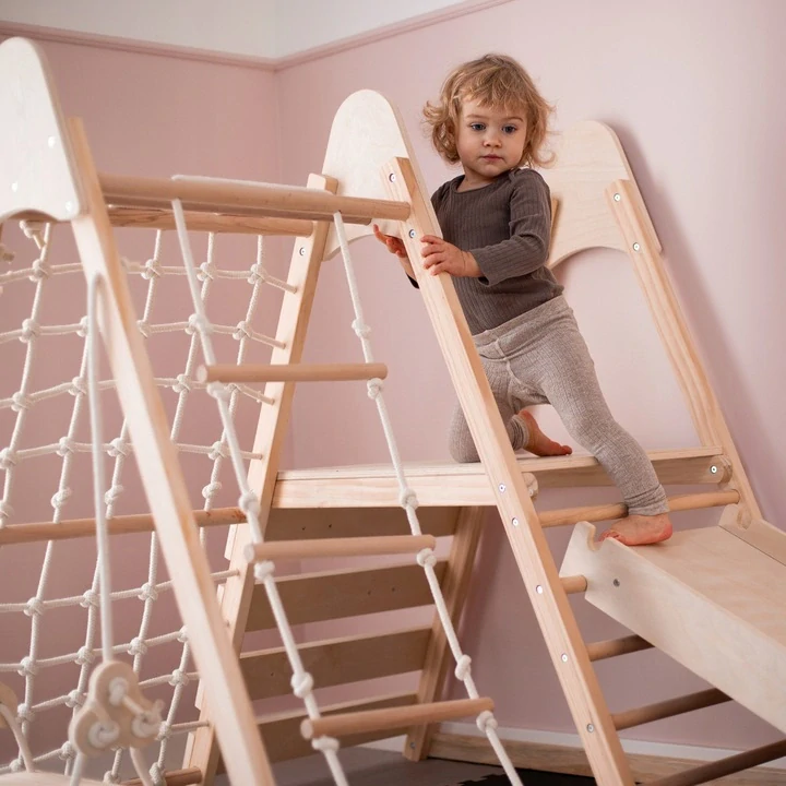 Montessori dřevěné hřiště 5v1